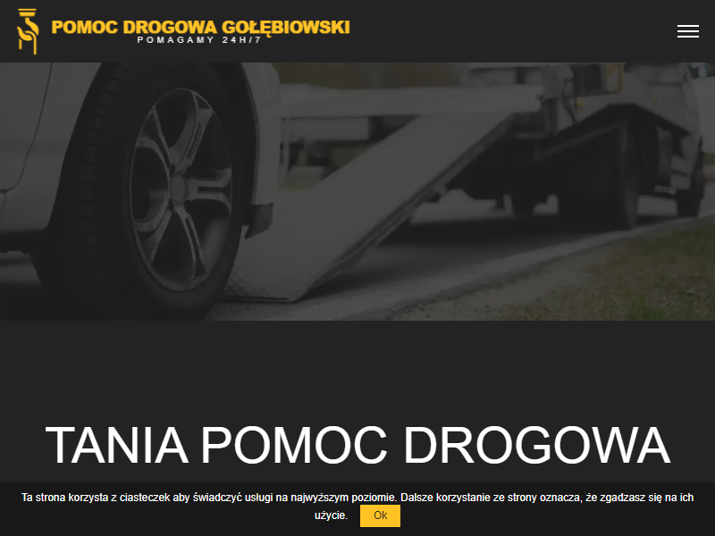 Laweta dla motocykli oferowana przez firmę POMOC DROGOWA GOŁĘBIOWSKI 